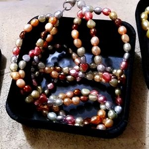 Honora 3 strand fresh water pearls